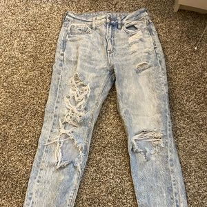 American Eagle Mom jeans.